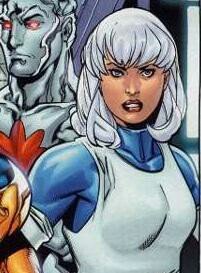 Member of a magical race of ice beings. Daughter of King Olafsdotter. A compassionate and reserved crynokineses who works alongside The Global Gaurdians.