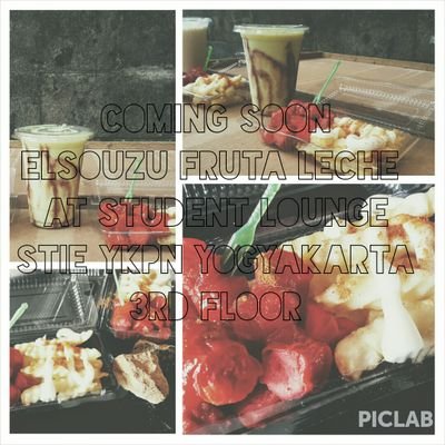 Potato Sausage Mix & Pure Milk Mixed Fruit STIE YKPN YOGYAKARTA, after tweet type this  #ELSouzu