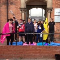 Annual fundraiser within the University of Chester Law School, raising money for Mind and local charities by pouring milk over the heads of students!!