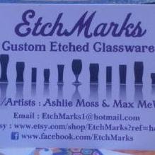 EtchMarks's profile picture. Custom Etched Glassware and Vinyl Graphics