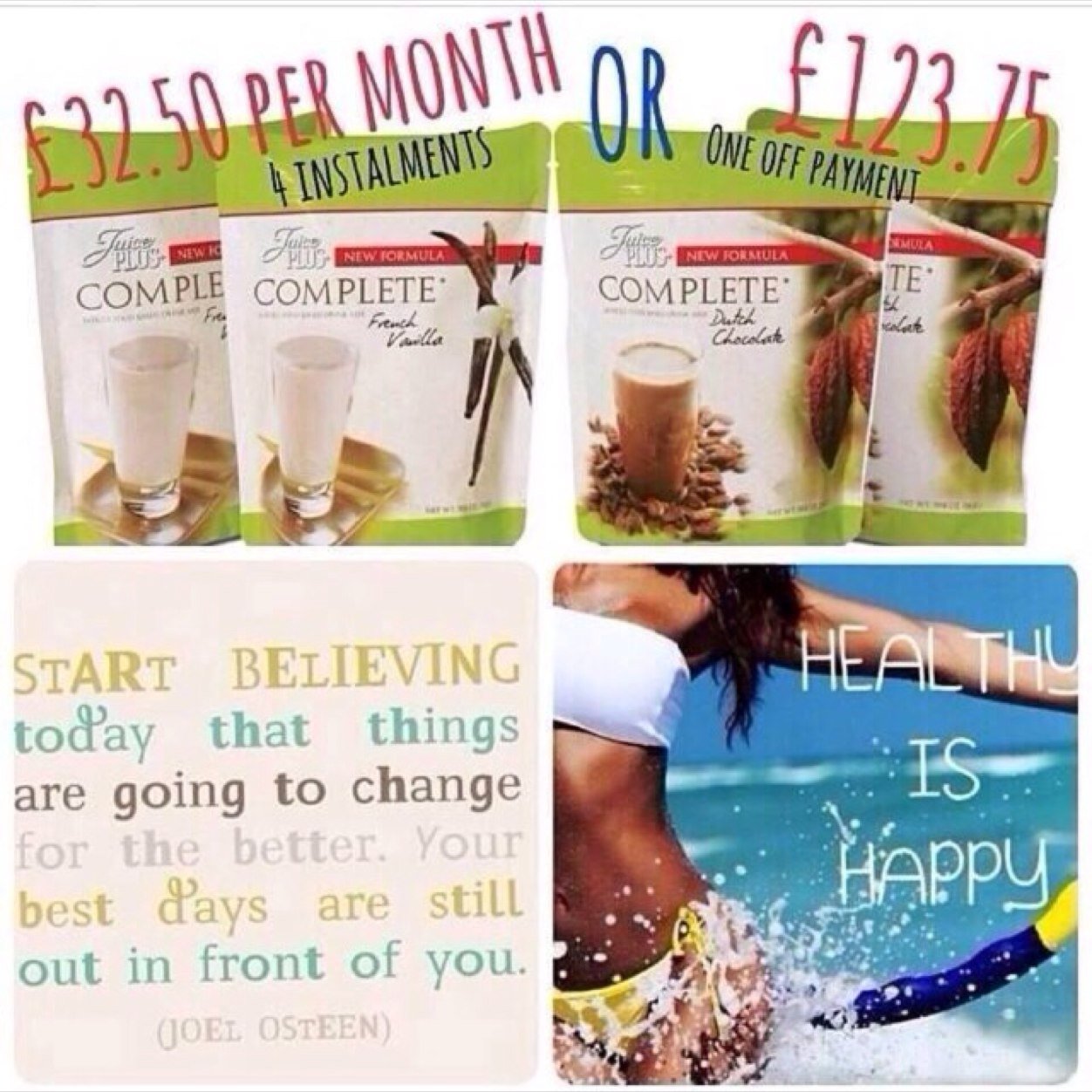 Feel amazing & get the body you've always wanted!! Start today! Contact me laurenhealthyliving@outlook.com ~ http://t.co/SN6f2lZIN4