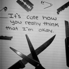 cutter, fall out boy, all time low, nirvana, my chemical romance, 5 seconds of summer, black clothes, bullied, hate life, bulimic, slipknot, black veil brides