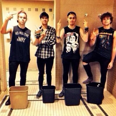 Someone who's to obsessed with a band for my own good (none of these are mine they're just pictures i like) (follow cause i follow back)