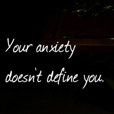 Commonplace for anxiety