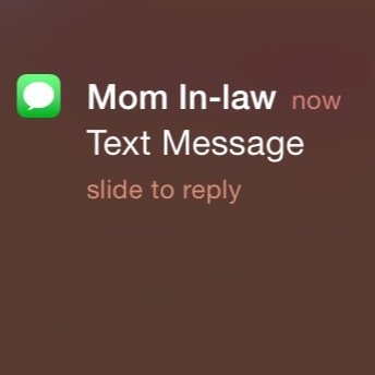 A profound compilation of text messages sent to me from my mother-in-law