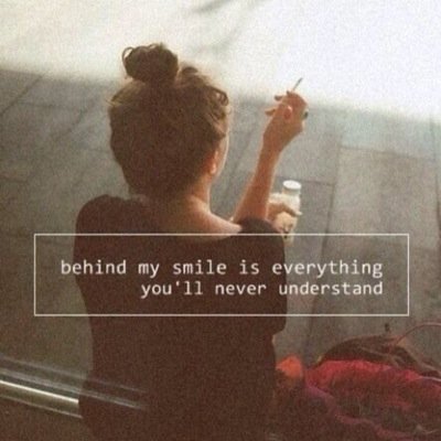But if I sit in the rain maybe I can drown in something other than my own thoughts