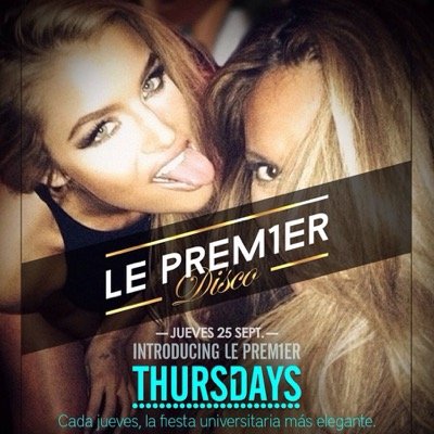 LE PREM1ER. Disfruta de los mejores jueves, viernes y sábados de la ciudad. Listas, reservas VIP y +INFO 649 831 514 (Whatsapp)