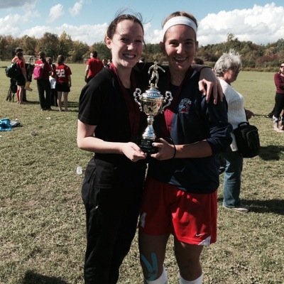 Oshawa kicks keeper/striker  #74 on the field #1 in your heart.
