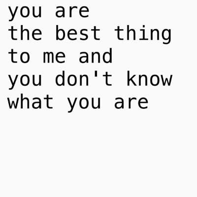 poetry made using predictive text