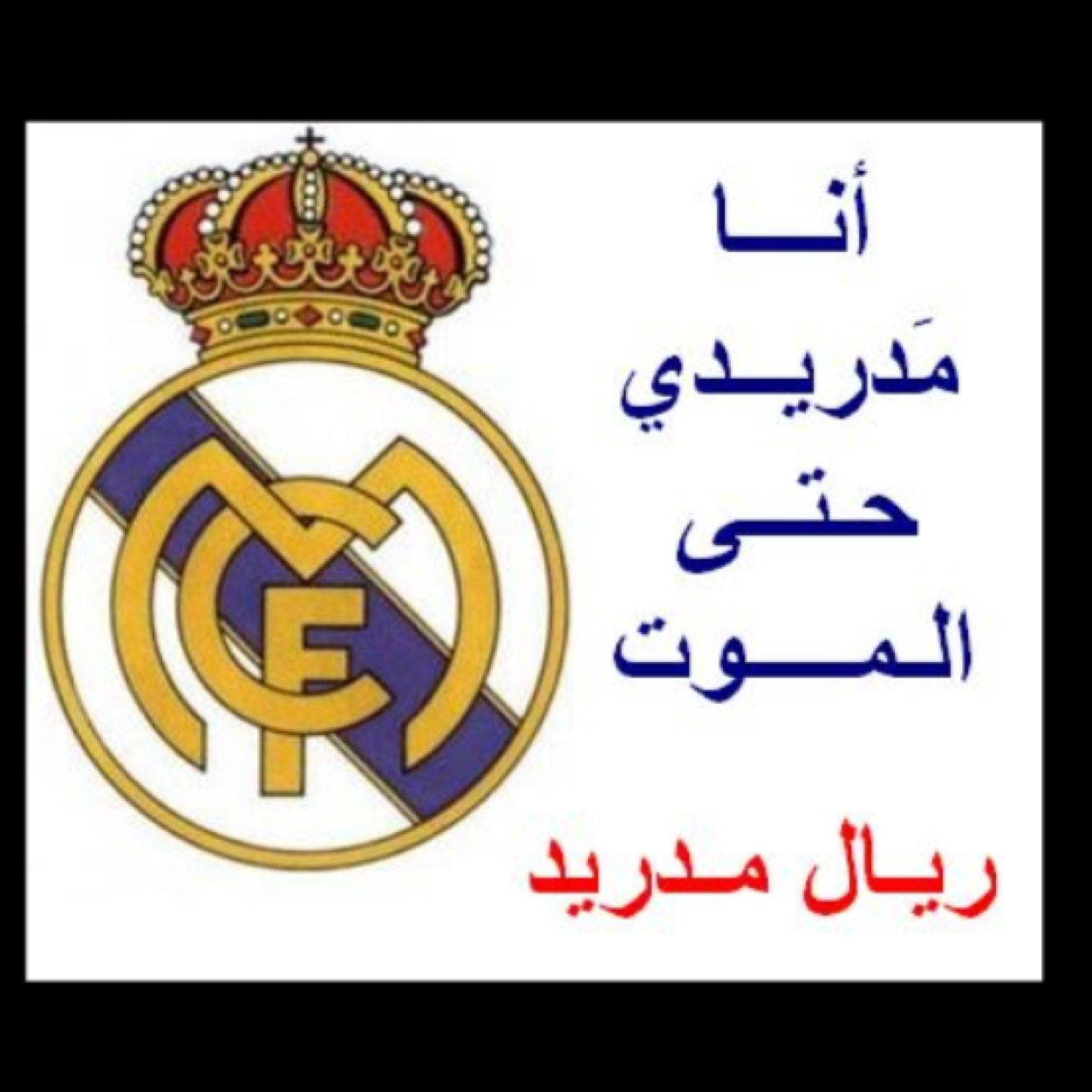 مدريدي حتي الموت احب رونالدو بيل جيمس كريم انا. مدريدي حتي الموت!