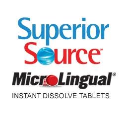 Named “Best Supplements” by Better Nutrition Magazine, Superior Source has 100 MicroLingual supplement tablets that dissolve under the tongue. #NoPillsToSwallow