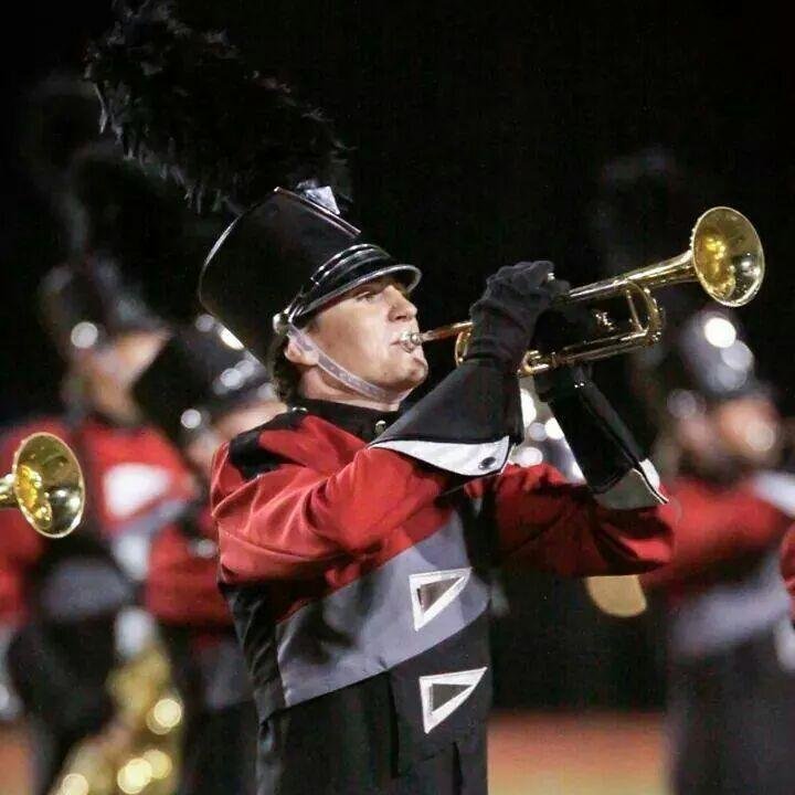 Plays the trumpet, marches, participates in drama, and is a full on Boy Scout