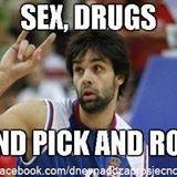 Basquete, Hawks e Rock