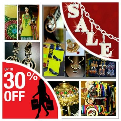 NAYAAB is a Multi store which has a collection of Branded Handbags,Designer Kurtis and Saris, Artificial Jewellery, Trendy Footwears and Colorful Fabrics