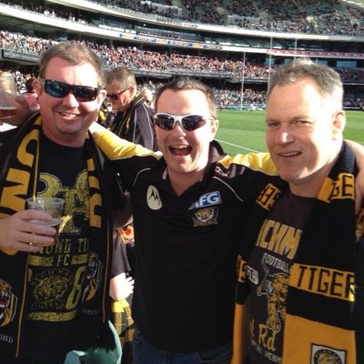 Family man who loves to drink and support the mighty Richmond Tigers!! Eat 'em alive
