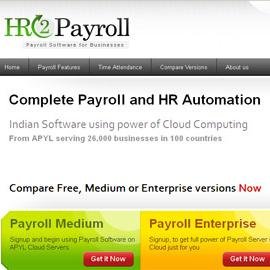 Complete HR and Payroll Automation. Get started FREE or pay Rs. 10 per month per employee. Web based, 24x7 availability.