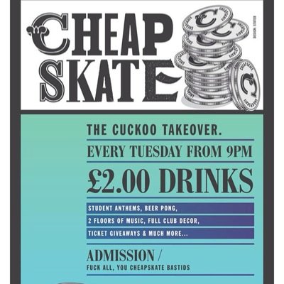 A Tuesday night out for cheap bastids