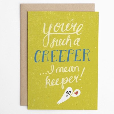Quirky cute hand-lettered and illustrated greeting cards, art prints, and journals. Other goods coming soon!