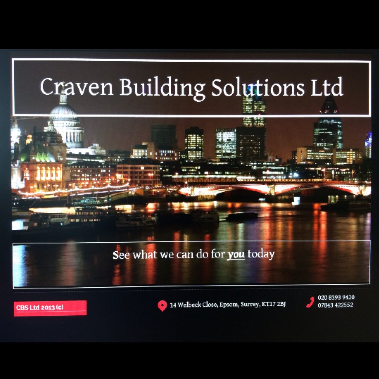 Family owned refurbishment company specialising in the commercial and residential sectors. References available on request