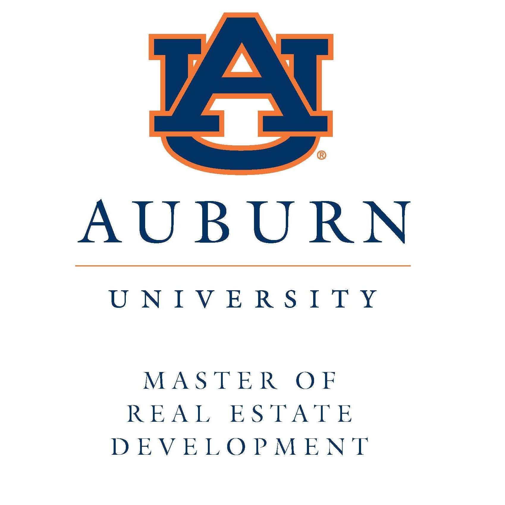 AU_MRED's profile picture. Auburn University Masters of Real Estate Development: joint venture of the College of Architecture, Design, & Construction and the Harbert College of Business