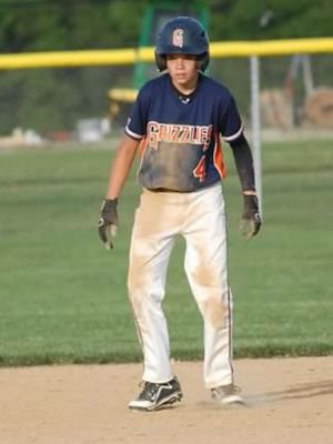 Grizzlies Baseball #4 livin the middle infield life