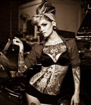 l'œil sur le monde du tatoo old school baby