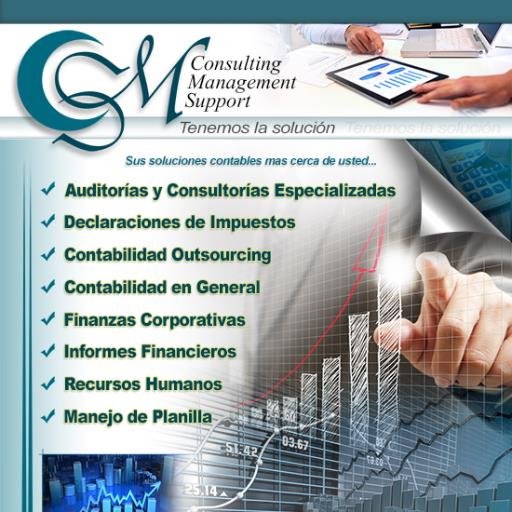 cmssupport1's profile picture. FIRMA EXCLUISVA DE CONTADORES AL SERVCIO DE SU EMPRESA