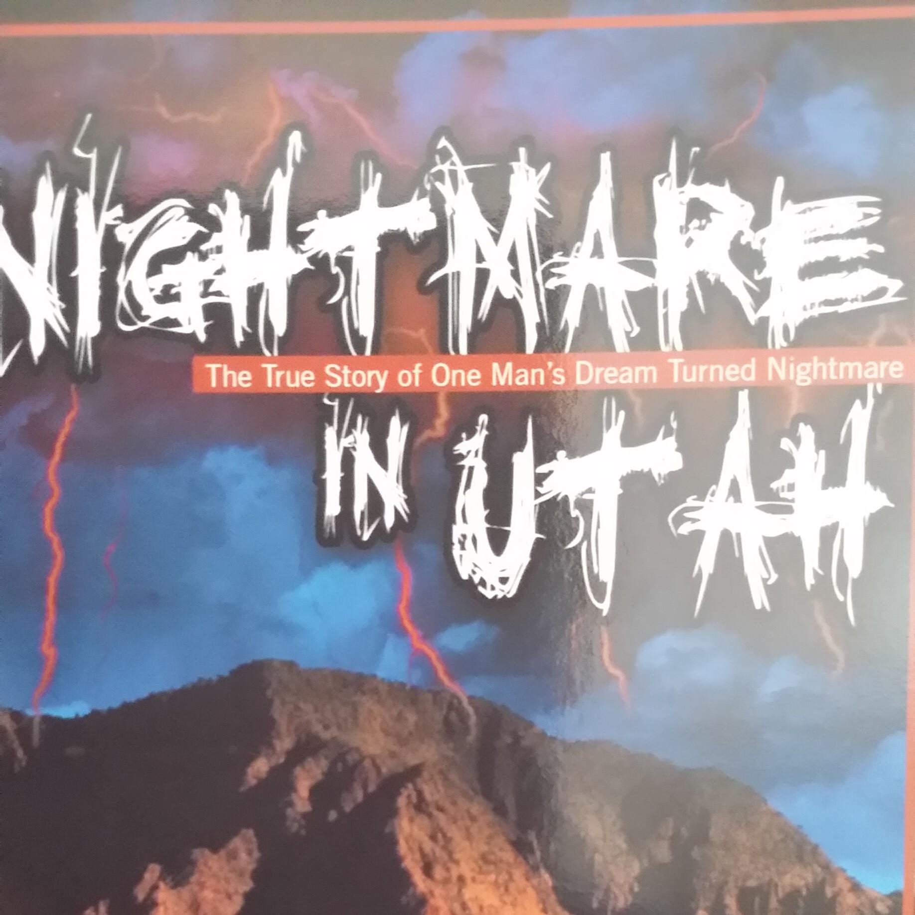 Nightmare in Utah is a true story about Discrimination, Politics, FBI, DEA, Drugs, Rico and Death. A controversial book you can get  https://t.co/ND51tIcSnK