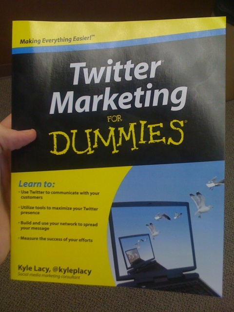 This is a feed dedicated to thoughts on Twitter Marketing from the book Twitter Marketing for Dummies. Follow my real account at @kyleplacy.