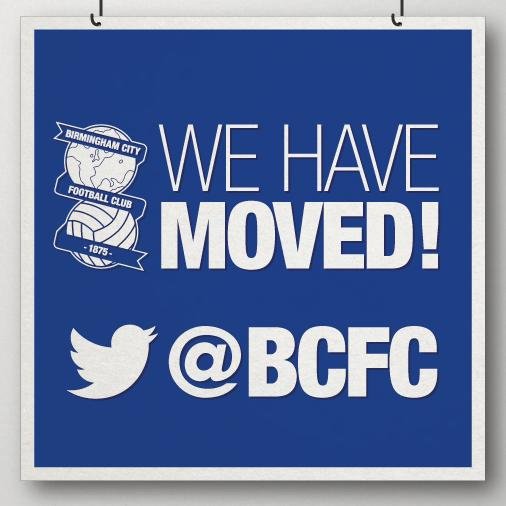 The official #BCFC Twitter feed has now moved! For all the latest Blues news, match coverage and behind-the-scenes content, follow @BCFC