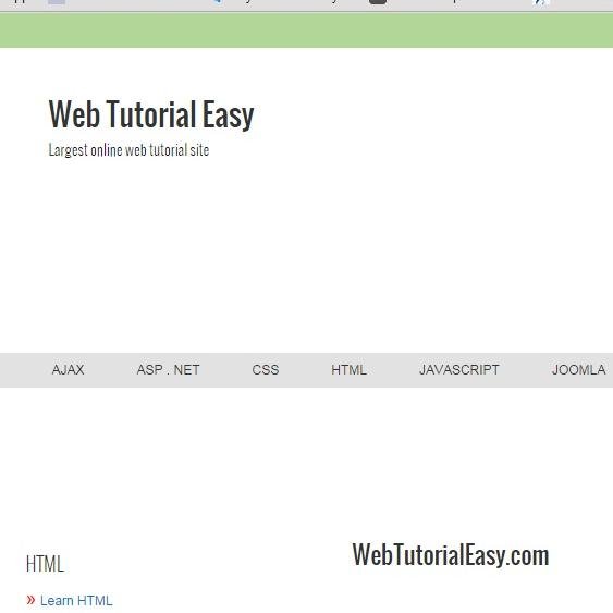 Learn Online HTML, CSS, PHP, MYSQL, XML, JAVASCRIPT, WORDPRESS, JOOMLA etc........easy with examples