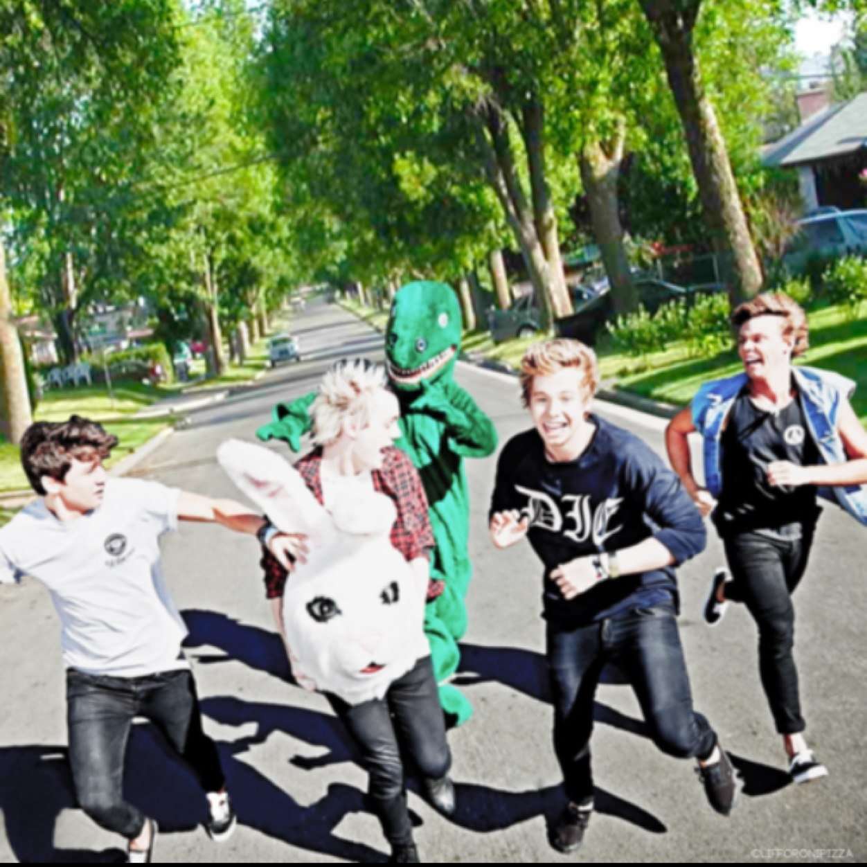 5SOS, I think you need a bigger bus....