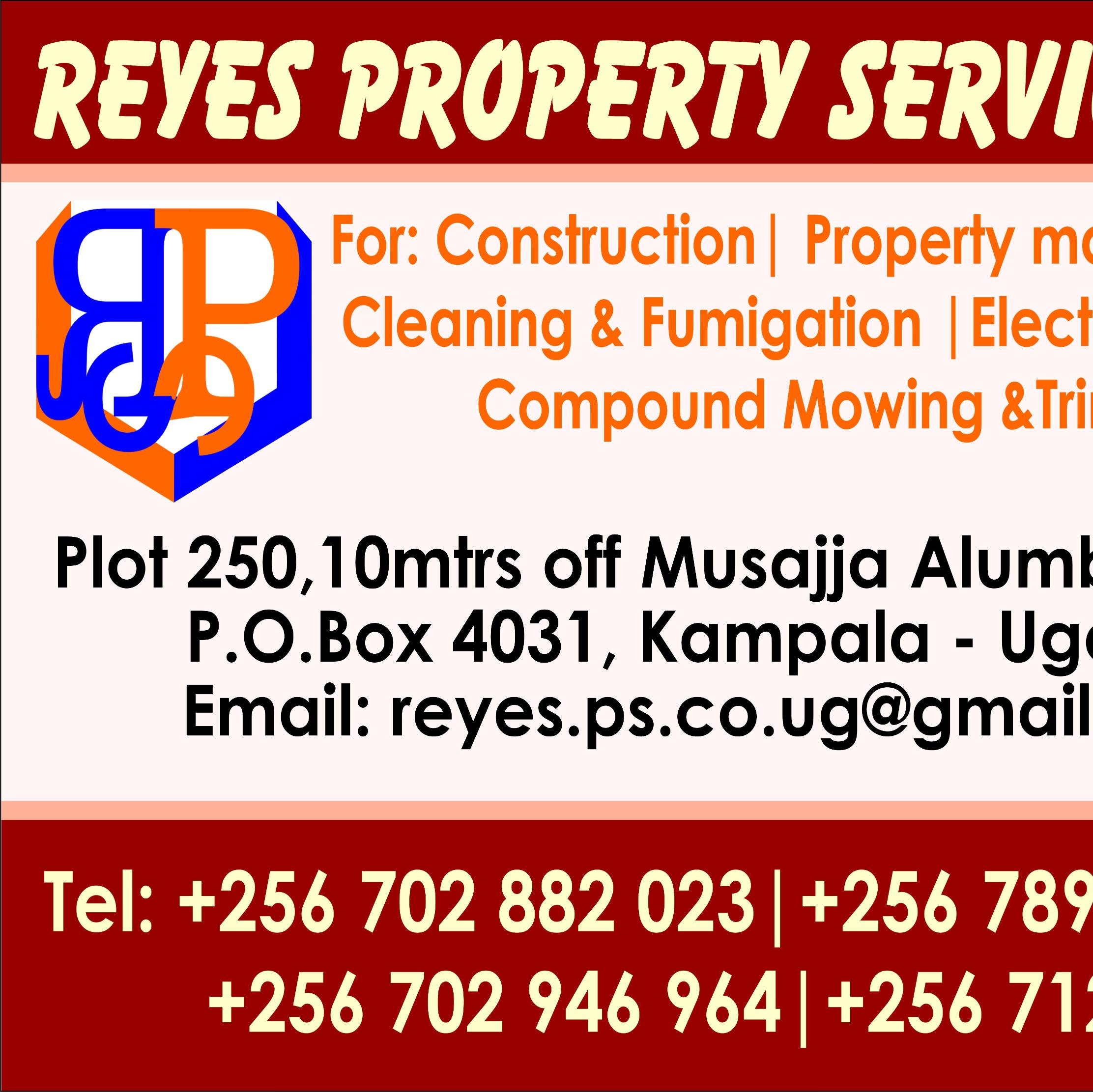 reyesps4's profile picture. Reyes property services ltd is a professional property service provider, dealing in construction,cleaning and fumigation,property management e.t.c.