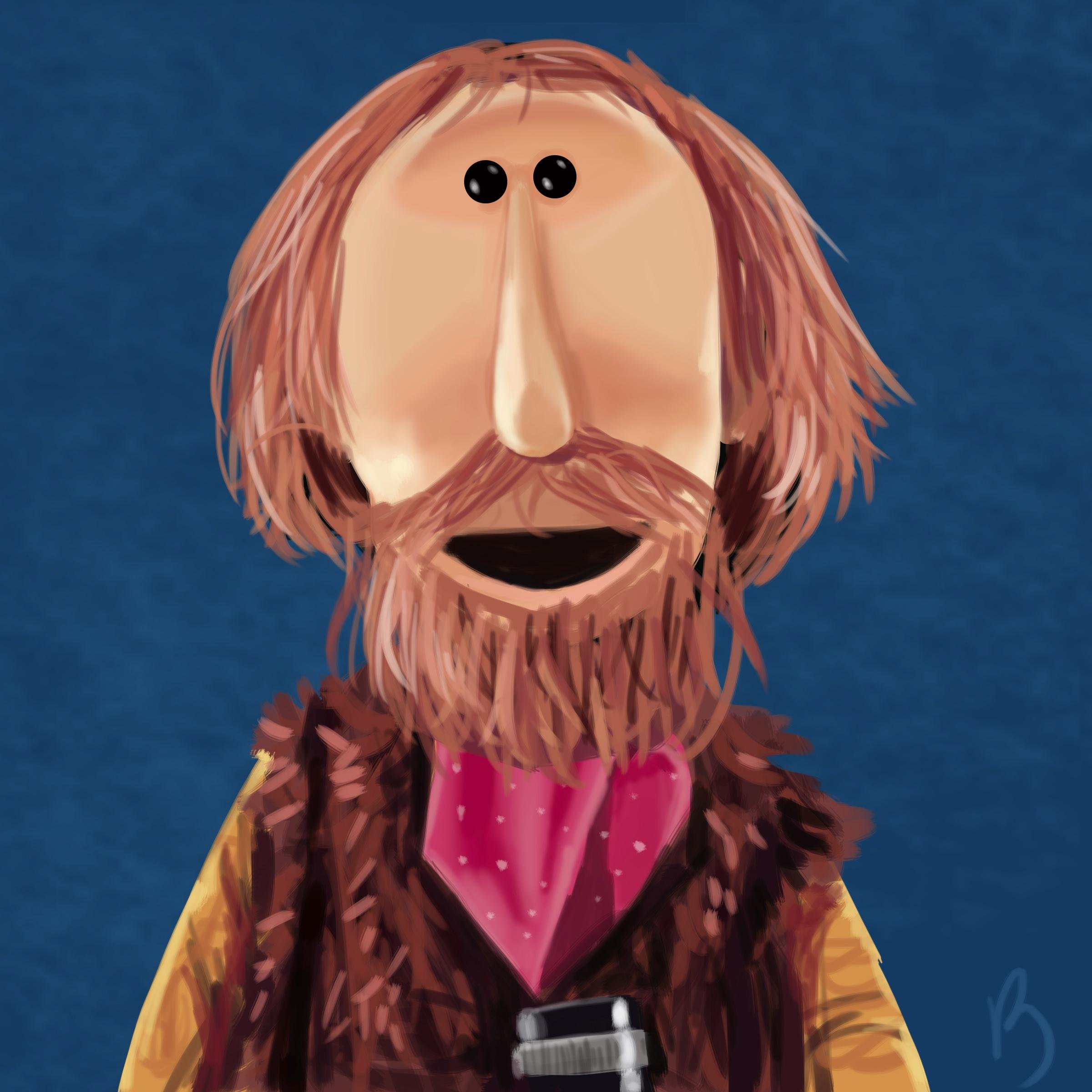 With the help of Muppet Wiki’s random Muppet generator, I will draw a randomly selected Muppet a day, from now until December 31, 2014. That’s 365 Muppets.