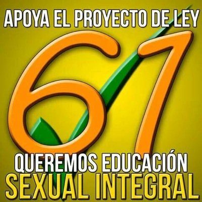 saludpublica61's profile picture. Apoyamos la Aprobación del Proyecto 61 de políticas públicas de salud y educación integral