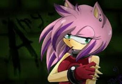 Hi! I'm Amy Rose I'm a pink little hedgehog I used to chase this hedgehog but he doesn't like me...