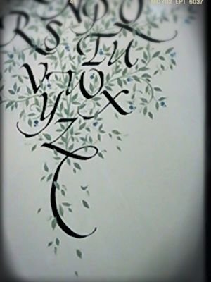 Calligraphy／Botanicalart／ カリグラフィー講師 ／宇都宮