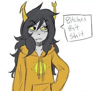 Your name is Vriska Serket and you really dont give a fuck.||Lesbian! ♥:~♦:~