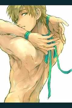 Hi, I'm Tachibana Makoto. I graduated high school and I'm now in college, Former Iwatobi. So..... That's it, huh?