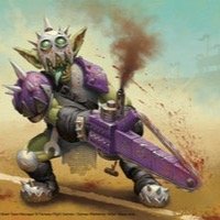 Blood Bowls Finest Chainsaw wielding Goblin Star Looney.