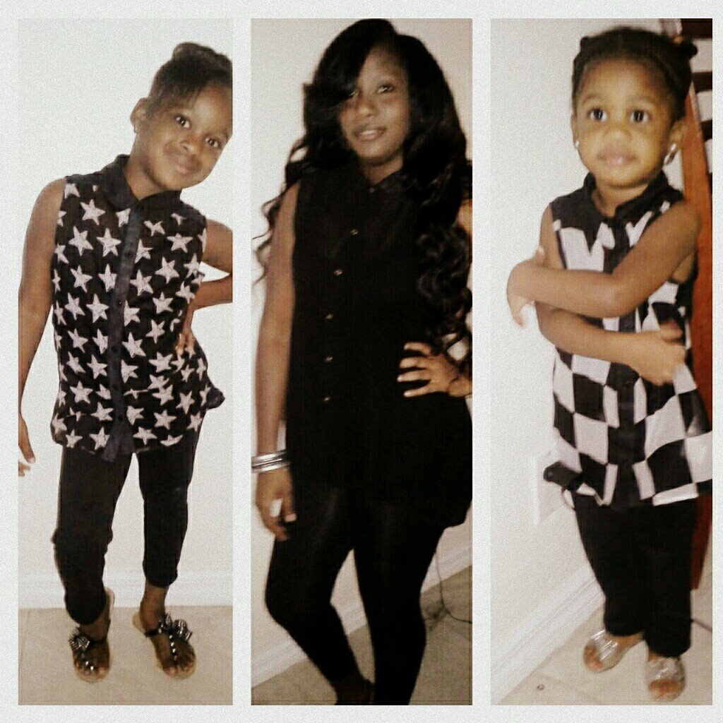 I am the queen an they are my princesses he is my king so that makes us a royal family...... follow me && I will follow back;)