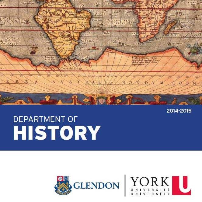 Official Twitter account du département d’histoire du @glendoncampus de @yorku