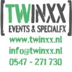 Twinxx Producent van de glimlach organiseert, begeleidt, ondersteunt evenementen, festivals en bedrijfsfeesten. Tevens verhuurder en begeleider van SpecialFX.