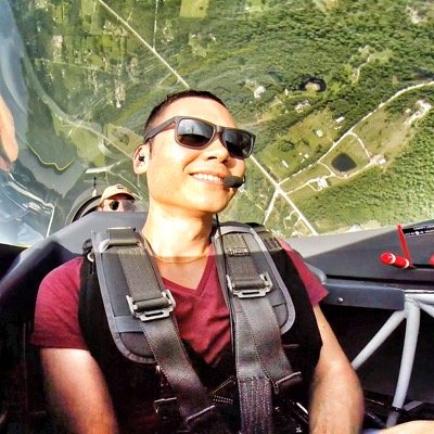 A Eurasian who calls Hong Kong home, flies for a major airline. Spare time: traveling, snowboarding, dodgeballing, diving and juicing.