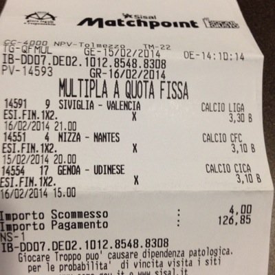 account dedicato totalmente alle scommesse di qualsiasi genere,per info contattateci!
#staytuned