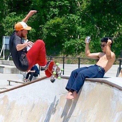 Skateboarder.