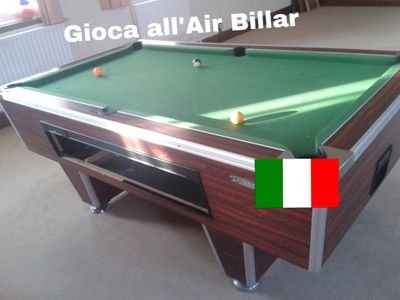 Benvenuti all'account ufficiale di Twitter in italiano dell'Air Billar. È un nuovo sport, che cercano di avere successo. Vi innamorerete di questo sport.