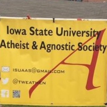 The Secular Student Alliance organization at Iowa State University. An advocate and promoter of secular and humanist values. Ready to challenge all god claims.