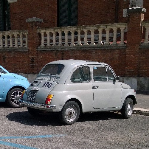 SportFotograaf, fiat 500 (de echte)