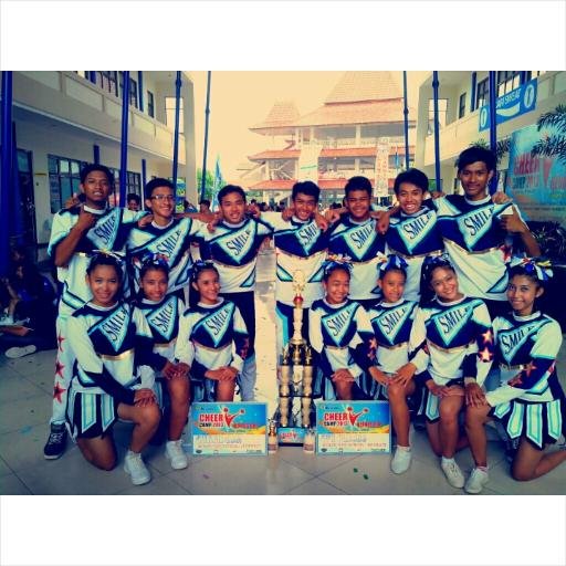 We SMILE cheers We SMILE cheers, We SMILE cheers Is The Best!We SMILE  number 1 and we're the only 1. I'm Here, I'm Win, I'm Standing like a cheer !! Huuhh !!!